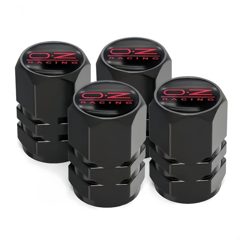 Racing Aluminum Valve Stem Caps (Set of 4)